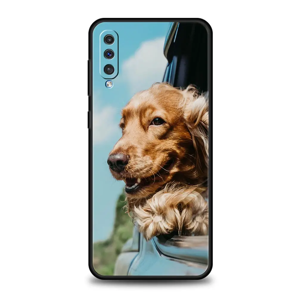 Funda encantadora de perro Cocker Spaniels para Samsung A54 A52 A24 A14 A50 A72 A70 A30 A40 A20S A20E A02S A12 A22 A34 A42 A32 5G A04s - imagen 3