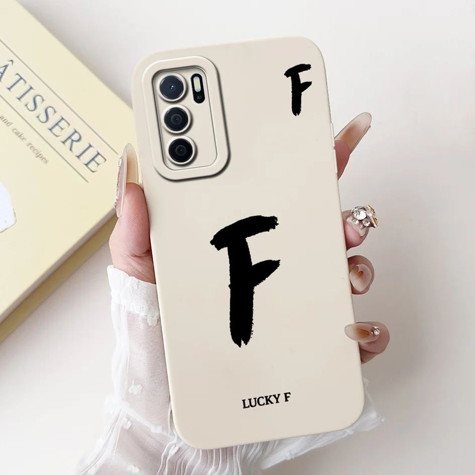 Para OPPO A16 funda CPH2269 CPH2275 funda protectora suave con letras de la suerte para OPPO A16S A54S parachoques CPH2271 CPH2273 funda de teléfono - imagen 5
