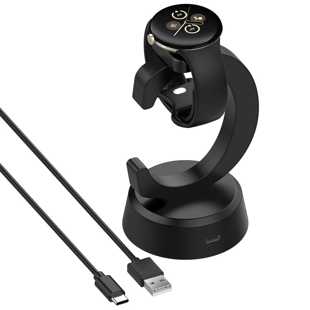 Base de carga magnética para Google Pixel Watch 3/Watch 2/Fitbit ACE LTE, soporte de carga con Cable de carga