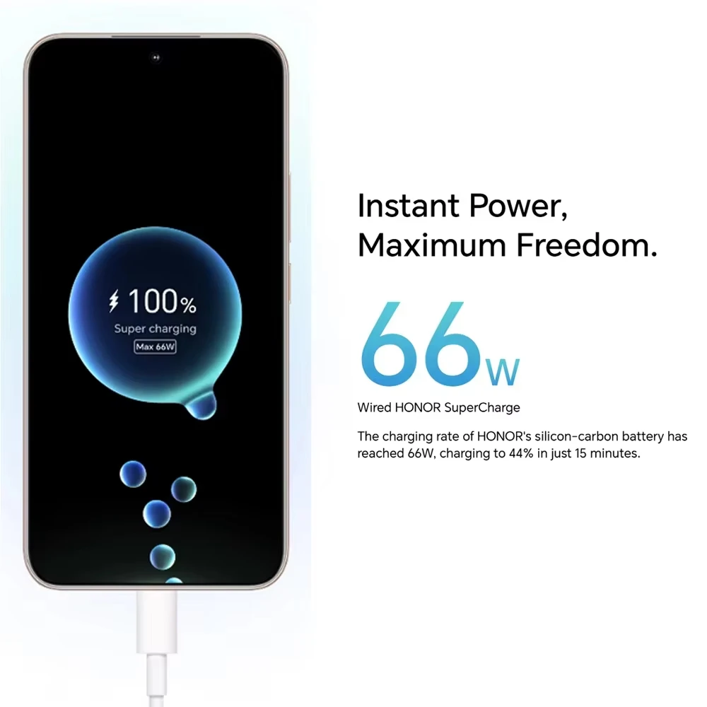 Versión Global HONOR 400 Smartphone 5G Snapdragon 7 Gen 3 200MP Cámara AI Pantalla AMOLED de 6,55' 5300mAh 66W SuperCharge - imagen 3