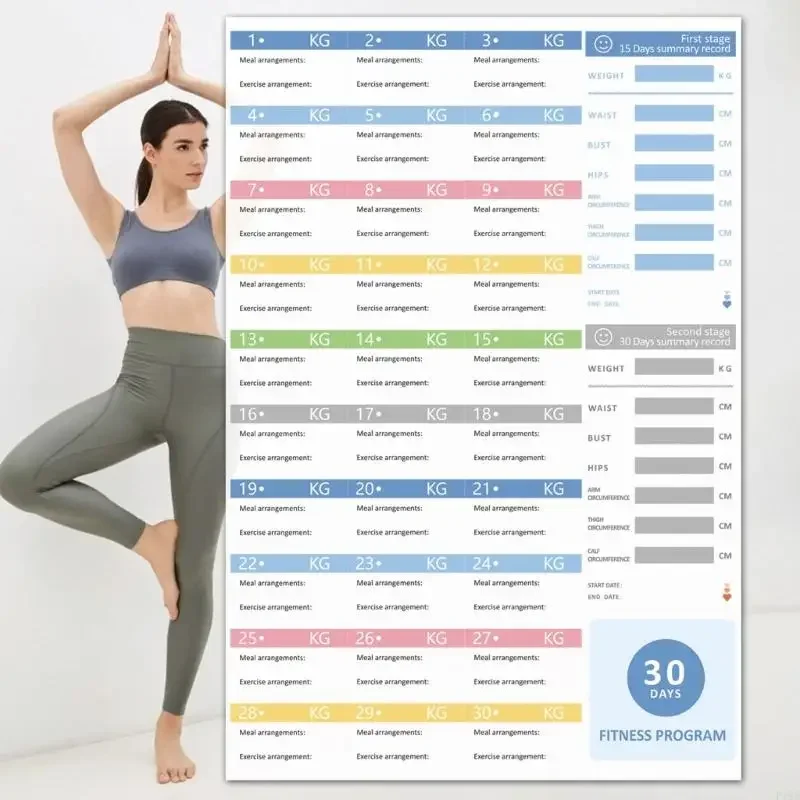 Planificador entrenamiento físico a prueba agua, organizador horarios entrenamiento fácil usar, programa para