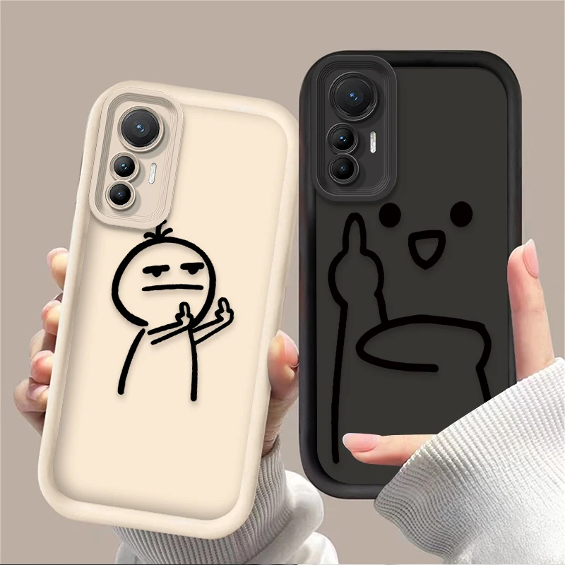Funda blanda de amigo divertido de dibujos animados para Xiaomi Poco C65 X7 X6 F6 F5 X5 X3 NFC F3 M6 Pro 4G Mi 13 12 11 Lite 5G 14 13T 12T 11T 14T Pro - imagen 2
