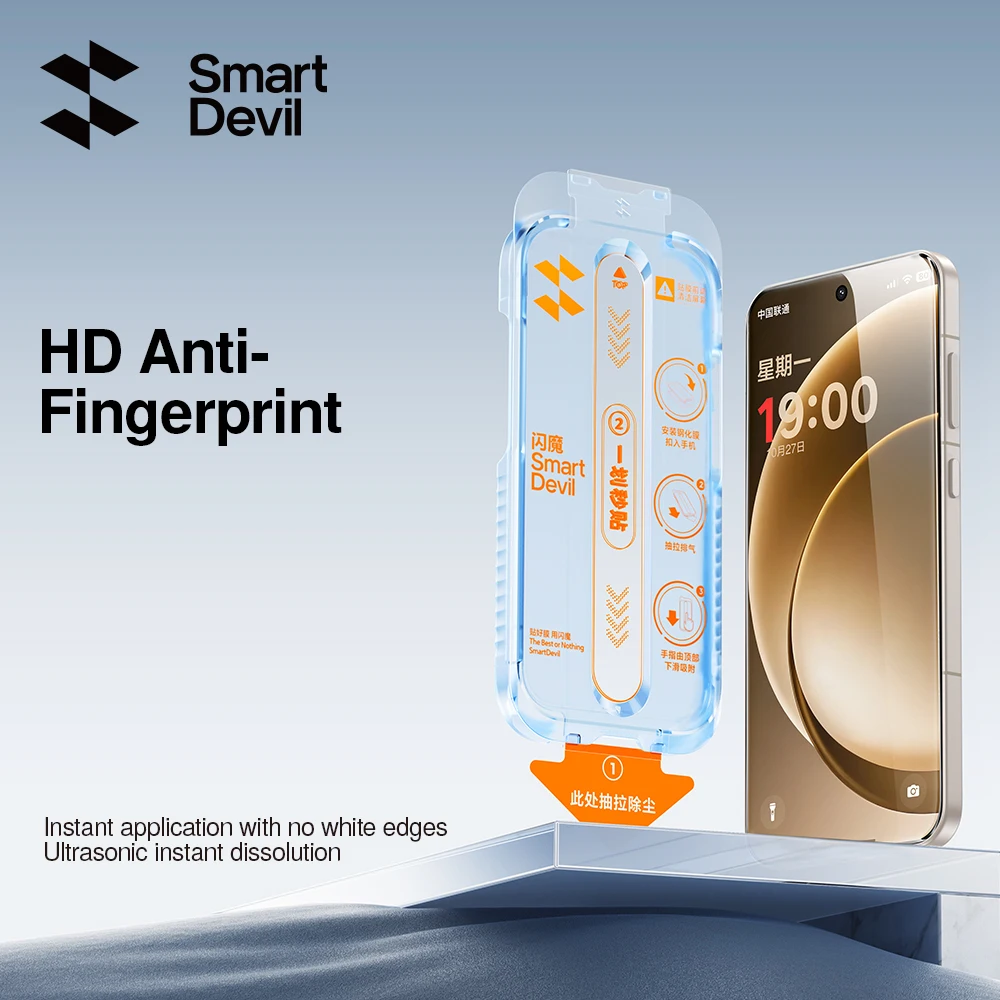 SmartDevil-Película de vidrio templado para cabina sin polvo, Protector de pantalla HD para OnePlus 15 Ace 6 para OnePlus Ace 5 Pro, antihuellas