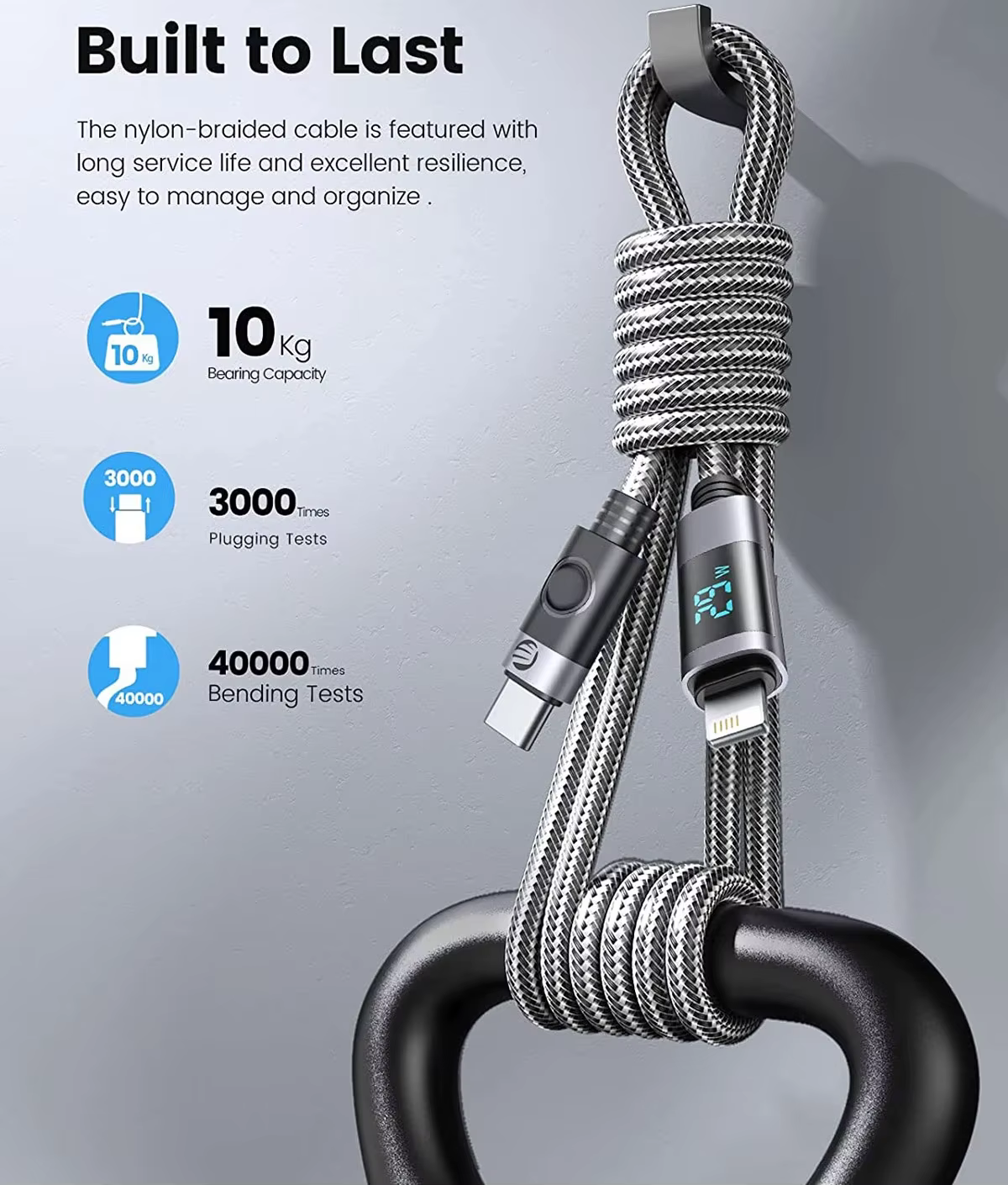 ORICO Cable USB-C PD 29W para MacBook e iPhone 13/12 Pro Max - imagen 2