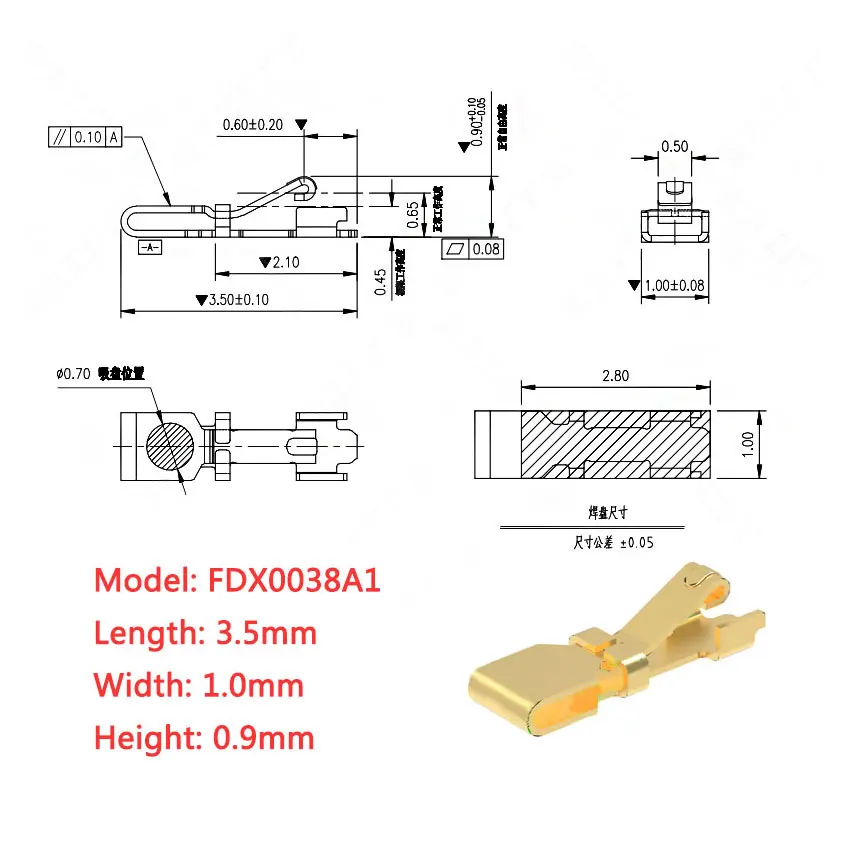 Cltgxdd 10 Uds antena metralla batería de acero inoxidable Terminal de conexión a tierra conductor conector de contacto de señal - imagen 2