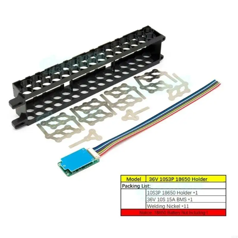 462e 10 cadena 36V 18650 soporte soporte batería Soporte celda para scooters eléctricos M365 Fuente alimentación y - imagen 3