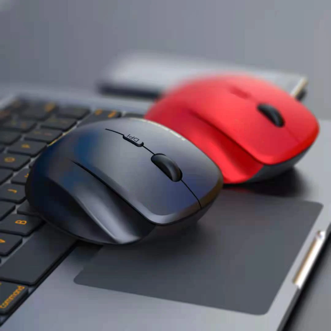 UTHAI G6 Accesorios para computadora portátil Diseño ergonómico Ratón inalámbrico 2.4G Regalo de oficina de negocios Ratón inteligente para juegos de 6 botones - imagen 2