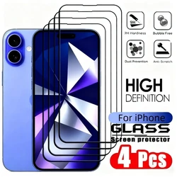 Protector Vidrio Templado iPhone 17 16 15 14 Pro – Ultra Transparente