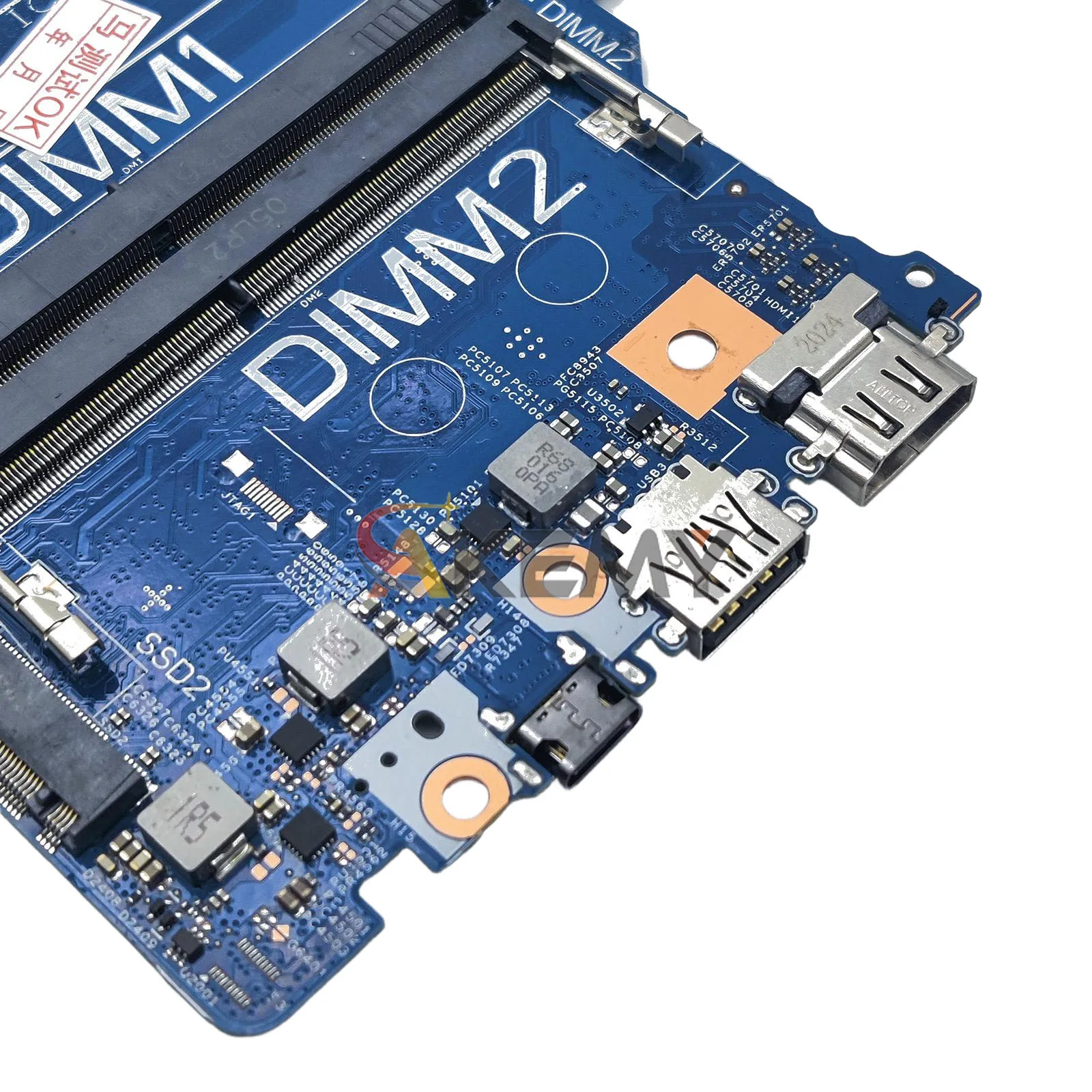 For Dell Inspiron 5501 5401 5408 5508 Vostro 5401 5501 Laptop Motherboard 19812-1 with i3 i5 i7 CPU CN-0526VM 100% Tested OK - imagen 4