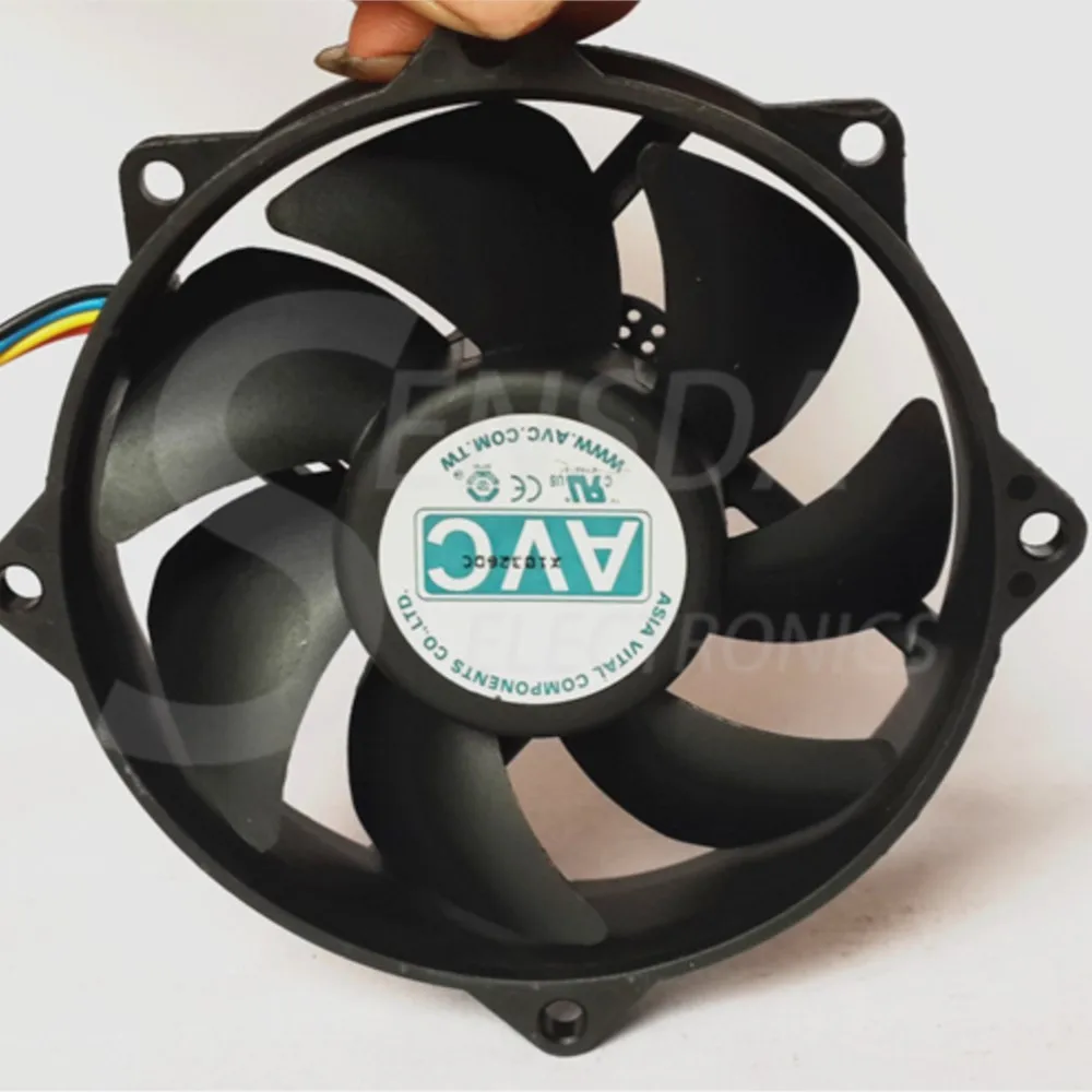 Ventilador disipador de calor enfriador de CPU para Sunon KDE1209PTVX 92 mm Maglev PWM ventilador de refrigeración, 12 V 4,4 W, 45 CFM, 2300 RPM para servidor - imagen 2
