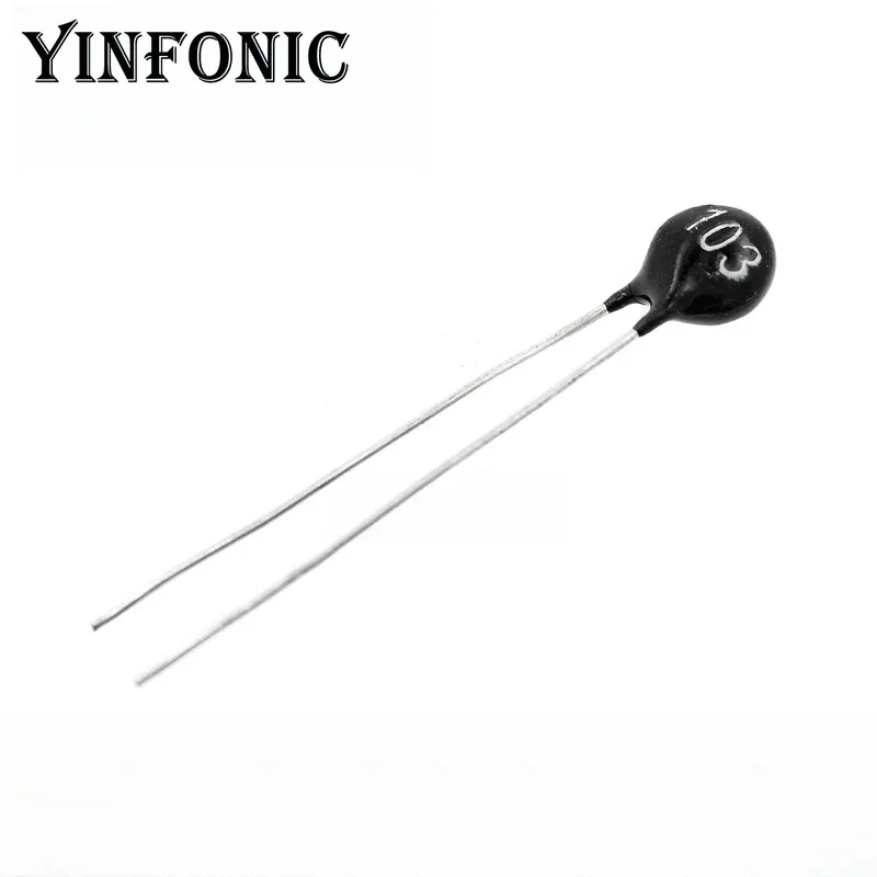 20 piezas/100 Uds. Conector redondo negro de 5mm NTC MF11 termistor de temperatura negativo 20% 5K/10K/50K 502/103/503 - imagen 2