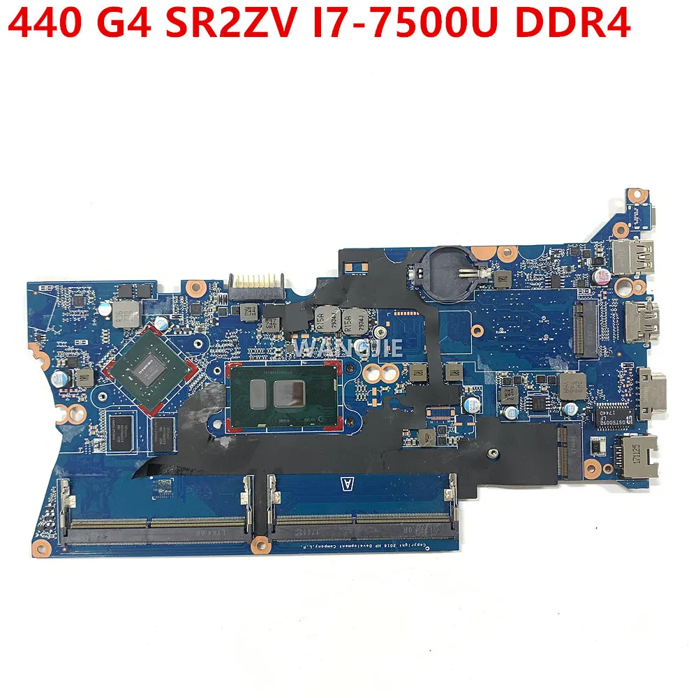 Placa base para portátil HP Probook 440 G4, DA0X81MB6E0, 913101-001, 913101-601, 930MX, 2G, GPU, SR2ZV, I7-7500U, DDR4, 100%