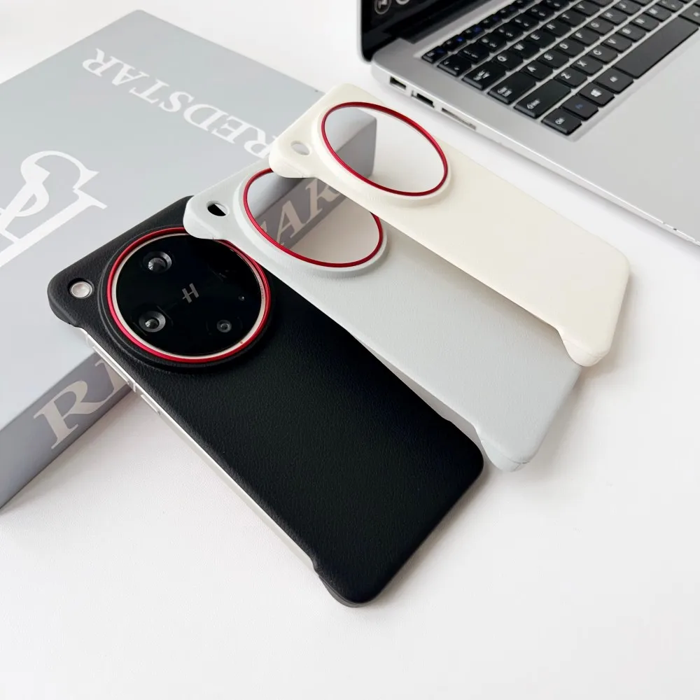 Para OPPO Find X8 Ultra funda dura de cuero PU funda protectora trasera ultrafina para OPPO Find X8 Pro X8Ultra carcasa de teléfono - imagen 3