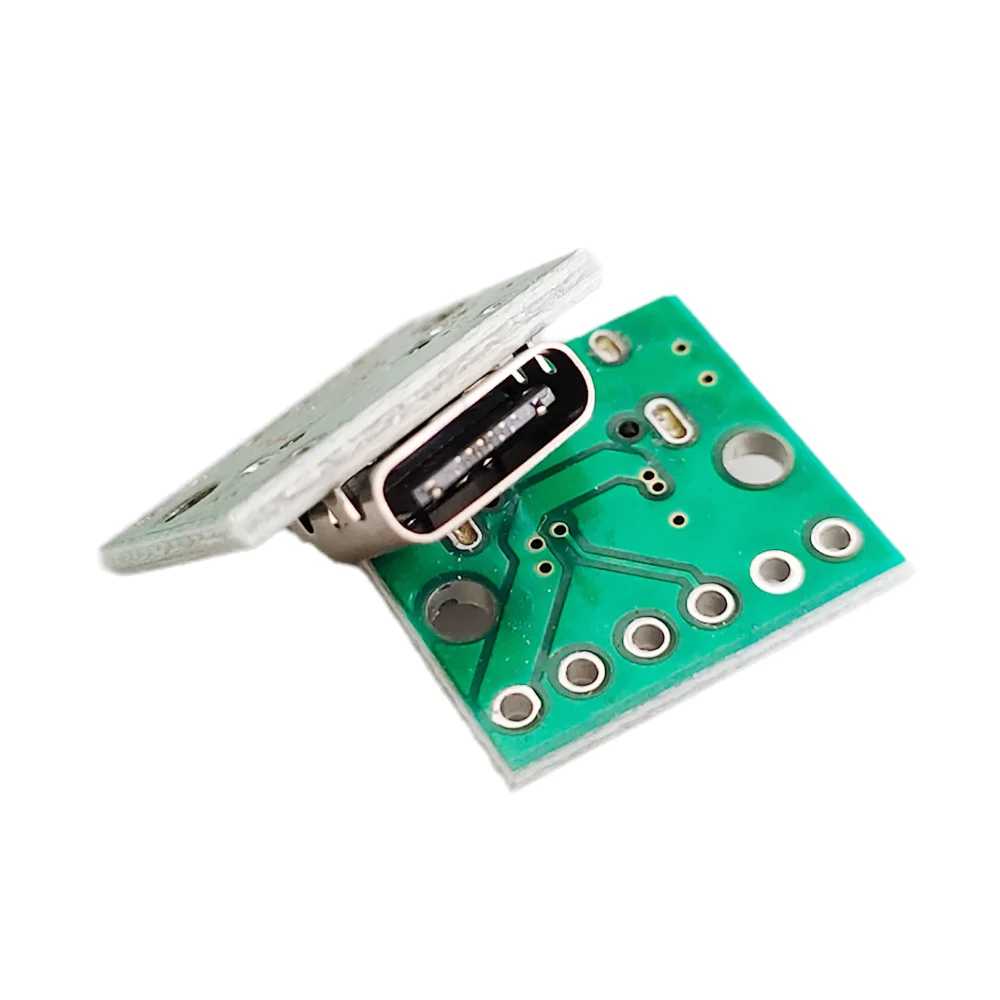 2/5/10 Uds 6 juntas de soldadura USB TYPE-C a DIP PCB conector sin aguja tablero de prueba soldadura hembra Dip Pin adaptador de cabecera - imagen 2