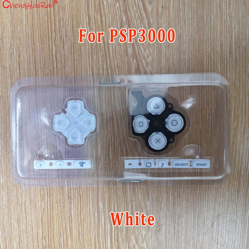 1 Juego para consola de juegos PSP 3000, Kit de botones izquierdo y derecho de repuesto, tecla de botones de inicio seleccionados para pieza de reparación PSP3000 - imagen 4