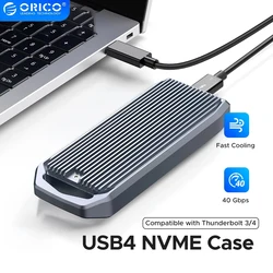 ORICO Caja SSD M.2 NVMe Aluminio USB4 Thunderbolt Antigolpes