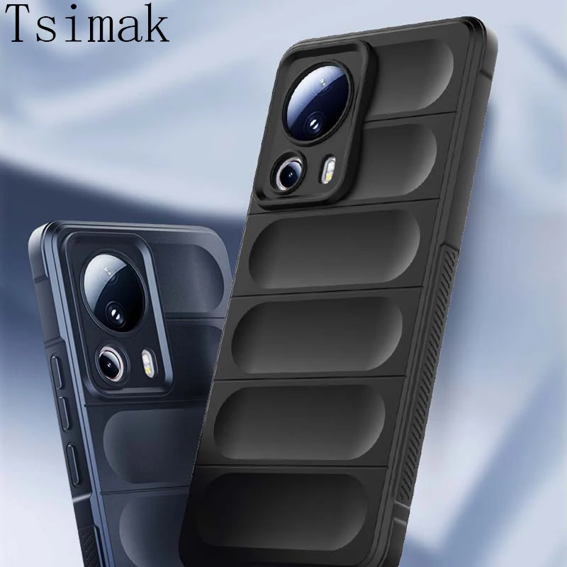 Funda a prueba de golpes para Xiaomi 11T 12T 13T 13 Lite Mi13 Ultra POCO C65 X6 F6 M6 Pro Redmi Note 13 Pro Plus 13C 4G 5G funda de silicona