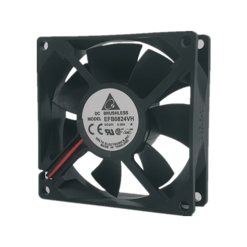 Ventilador de refrigeración, inversor de gran volumen de aire, delta EFB0824VH 8025 24V 0.26A 8cm, nuevo - imagen 3