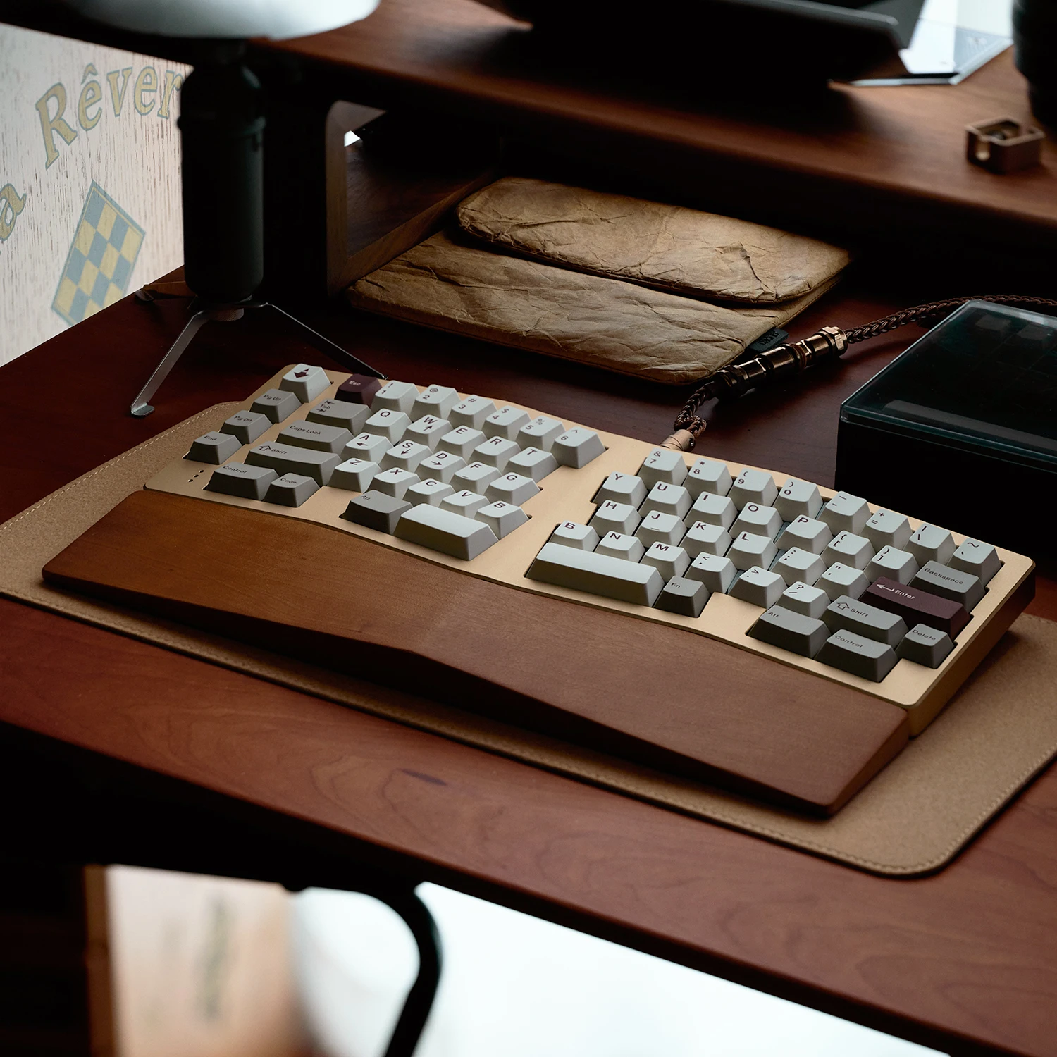 JKDK ‌ Teclas Retro Chocolate PBT Cherry Profile Dye-Sub para ANSI 100%/80%/60% Alice/WKL/Split BS/Stepped CapsLock - imagen 4