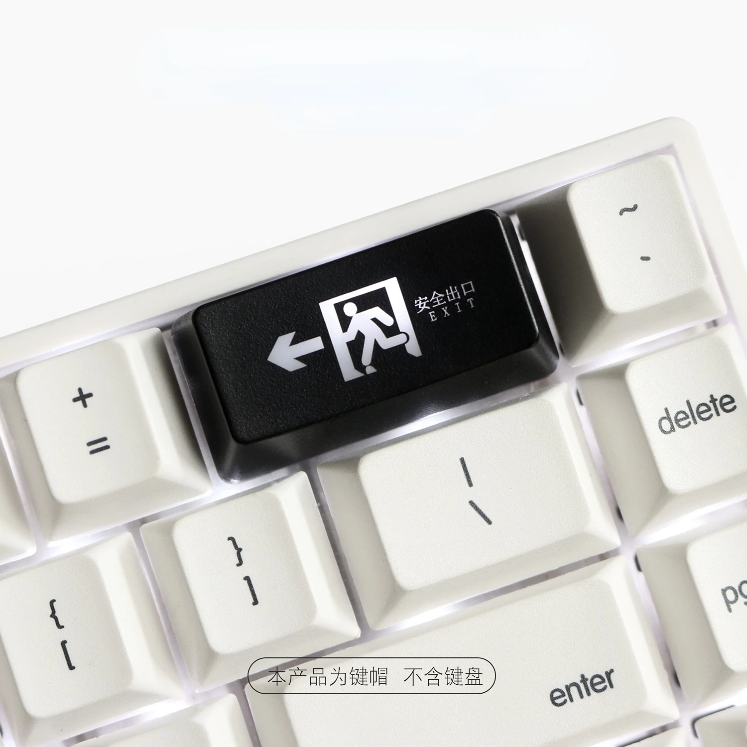 Enter Keycaps tecla de espacio trasero ABS OEM altura Rojo Negro Teclado mecánico TEMA DE SALIDA retroiluminación personalizada a través del juego GK61 - imagen 3