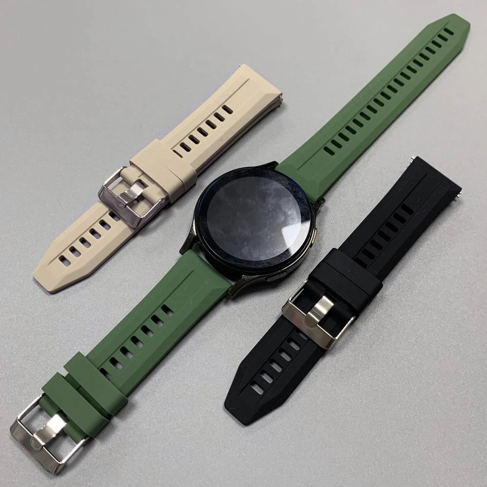 Correa de silicona para Garmin Venu 4 45mm 2 3 Forerunner 265 570 47mm 255 música Vivoactive 4 22mm banda para AMAZFIT BIP6 Correa inteligente - imagen 3