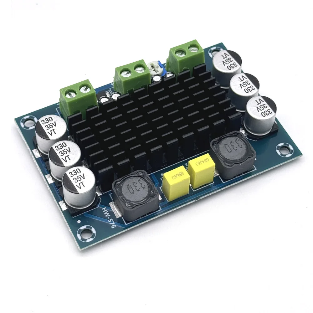 Placa amplificadora de potencia Digital de alta potencia, módulo amplificador de Audio, Clase D, doble canal, 100W, TPA3116D2, CC de HW-576, 12V, 24V, 26V - imagen 5