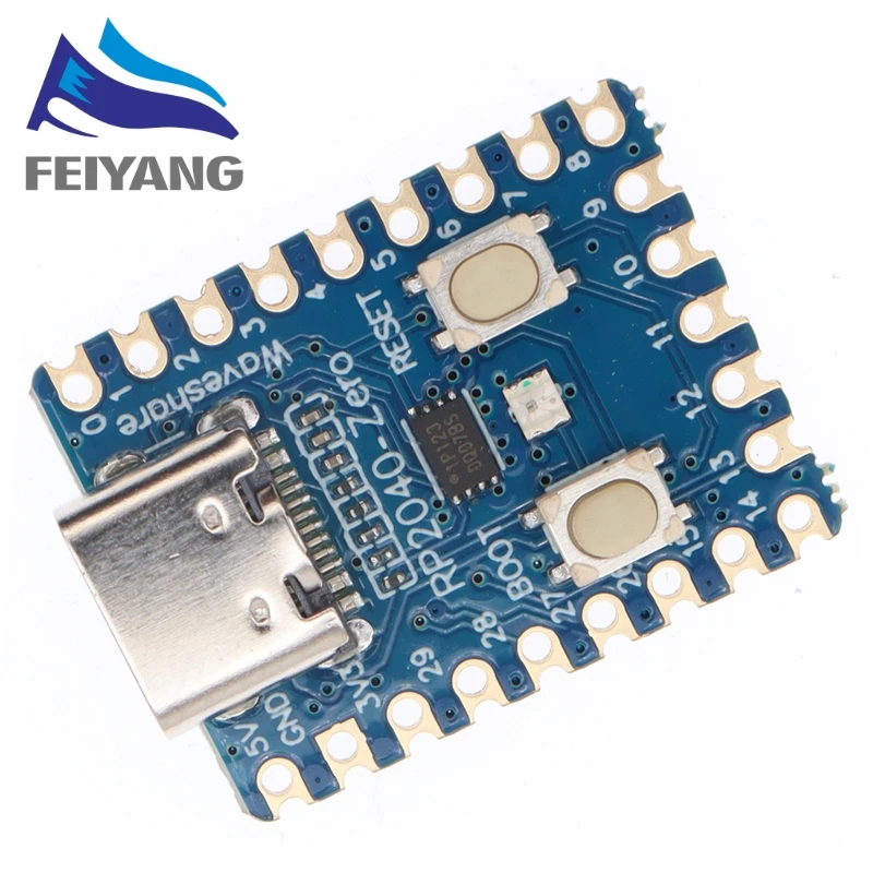 3 piezas RP2040-Zero para microcontrolador Raspberry Pi PICO módulo de placa de desarrollo Dual-core Cortex M0 + procesador 2MB Flash - imagen 5