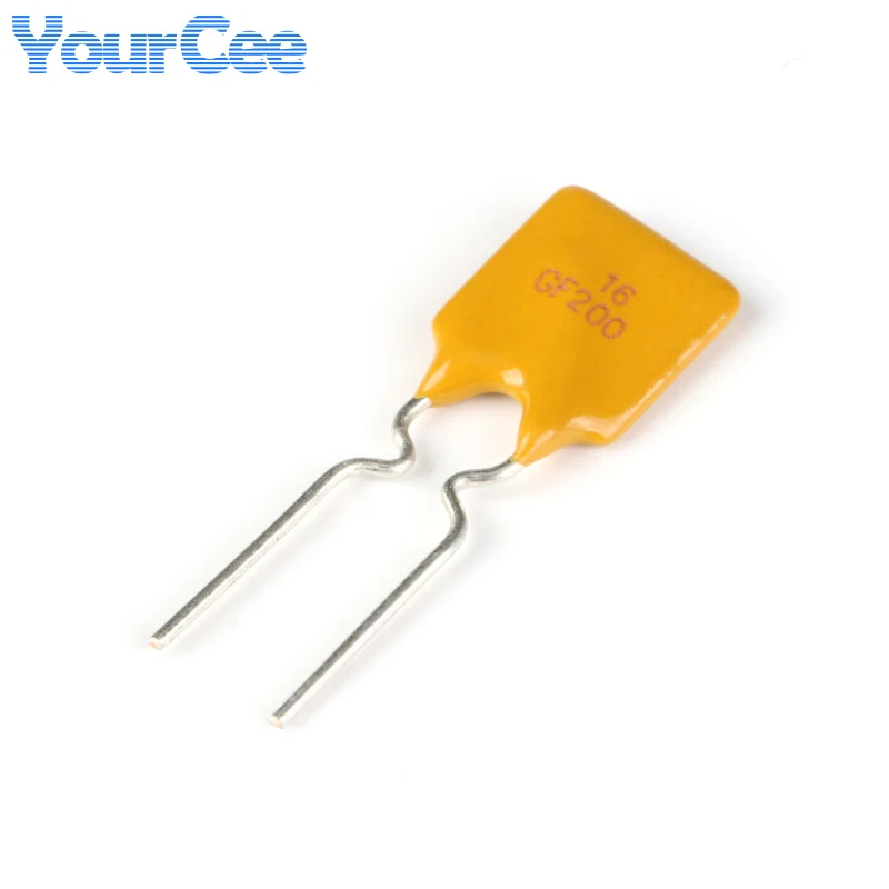 Fusible reiniciable PPTC, 10 piezas, 16V, 1,1 ~ 12A Pin Pitch 5mm 12A 7A 5A 3A 2A 1.1A - imagen 2