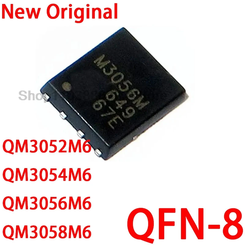 5 uds 100% nuevo Chip M3052M M3054M M3056M M3058M QM3052M QM3054M QM3056M QM3058M QM3052M6 QM3054M6 QM3056M6 QM3058M6 QFN-8 MOS