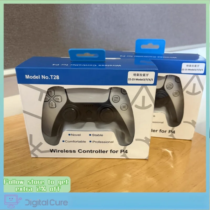 Para Tesla Model 3 Y/S/X controlador de juego Bluetooth de vibración Rgb inalámbrico Bluetooth conexión directa controlador de Control de panel táctil