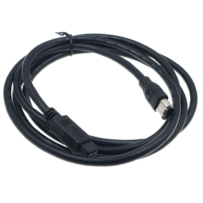 Cable de datos FireWire 800 a 600 de 9 pines a 6 pines IEEE 1394B para cámaras digitales, tarjetas de sonido y otros equipos - imagen 3