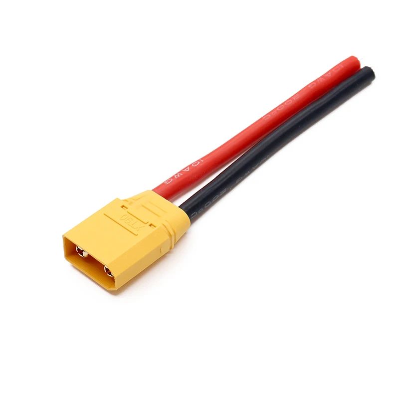 Conector macho y hembra Xt90, modelo de avión, conector de batería de litio, ajuste eléctrico Xt90s, enchufe de Cable chapado en oro - imagen 4