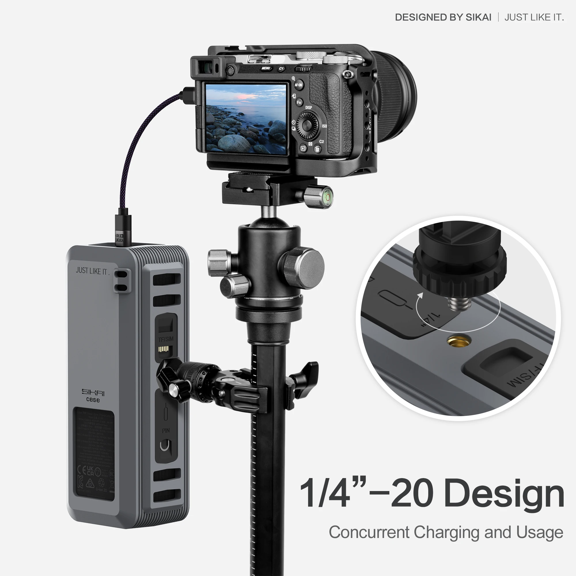 Funda de silicona para Anker 737 Power Bank PD240W Cable de carga para 140W 24000mAh PowerCore SD/TF funda protectora de almacenamiento de tarjetas - imagen 5