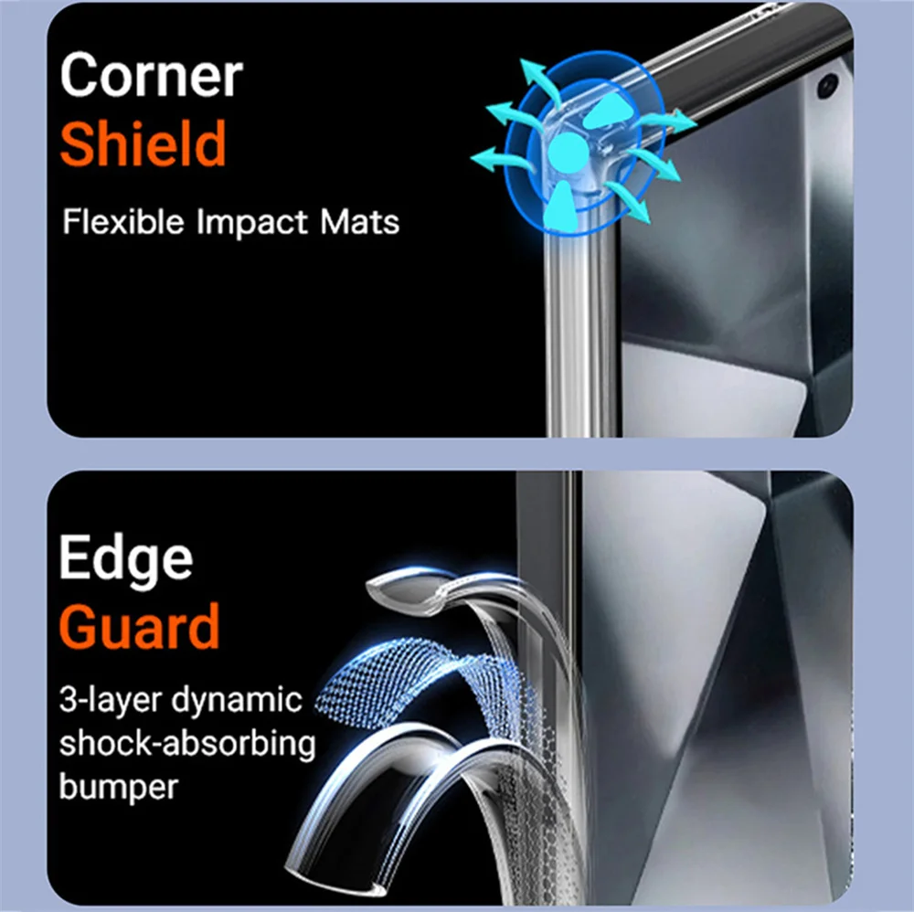 TPU transparente samsung galaxy s25 ultra cubierta s25 s24 s23 ultra para samsung s22 ultra funda s23 fe s21 s22 s 24 plus ultra - imagen 2