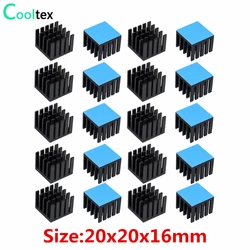 Disipador de Calor Aluminio IC para Chip Electrónico con Cinta Térmica