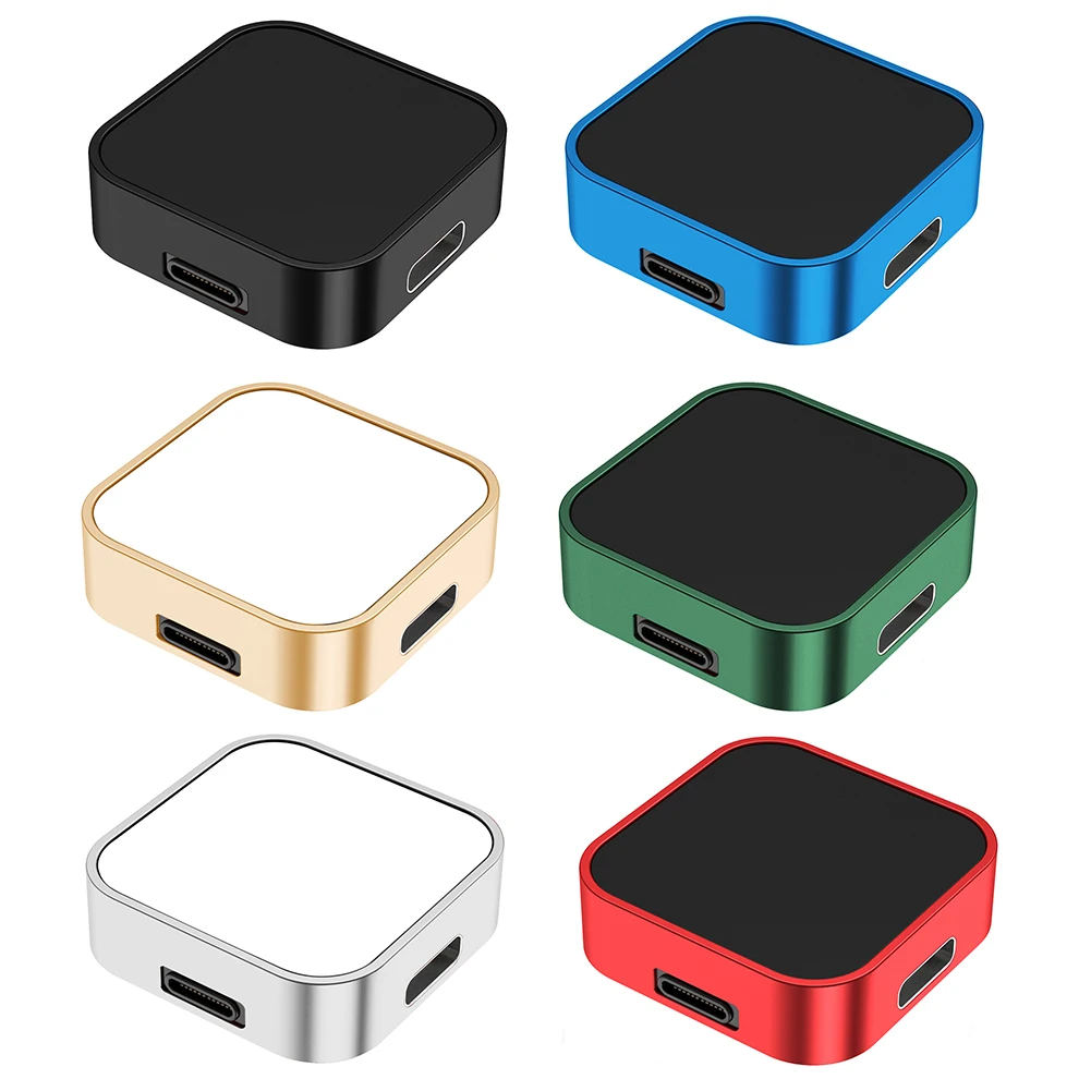 Cargador inalámbrico magnético USB para Apple Watch Ultra 49mm/8 7 6 llavero de carga portátil - imagen 2