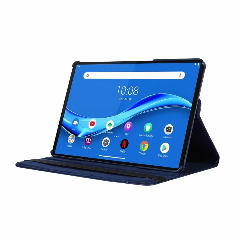 Para Lenovo Tab K10 funda de 10,3 pulgadas TB-X6C6F soporte giratorio de 360 grados para Lenovo K10 funda para Lenovo Tab K10 funda para tableta - imagen 4