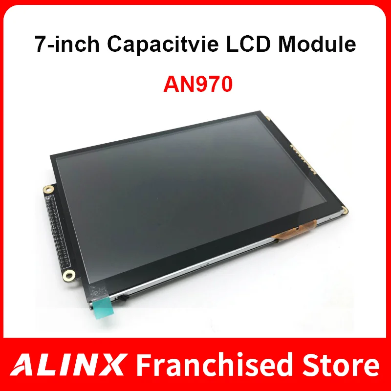 ALINX AN970: Módulo de pantalla LCD TFT capacitiva de 5 puntos de 7" para placa FPGA