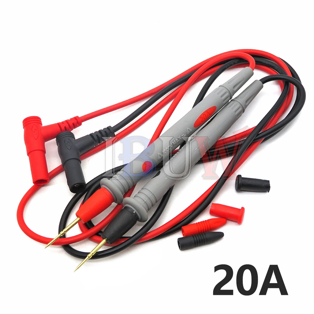 1 par 1000V 10/20A Cable de prueba de amperímetro útil multímetro Universal multímetro voltímetro sonda de plomo Cable de pluma XL830L Digital - imagen 5