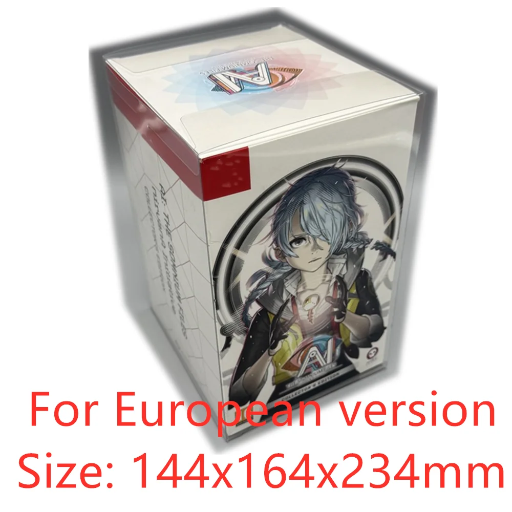 Protector de caja transparente para AI: The Somnium Files - Nirvana Initiative Collect Boxes TEP Storage Game Shell Estuche de exposición transparente
