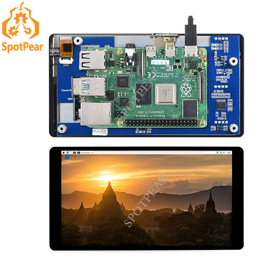 Raspberry Pi pantalla LCD 2K de 5,5 pulgadas 1440 × 2560 pantalla táctil IPS compatible con MIPI a HDMI para ordenador PC - imagen 2