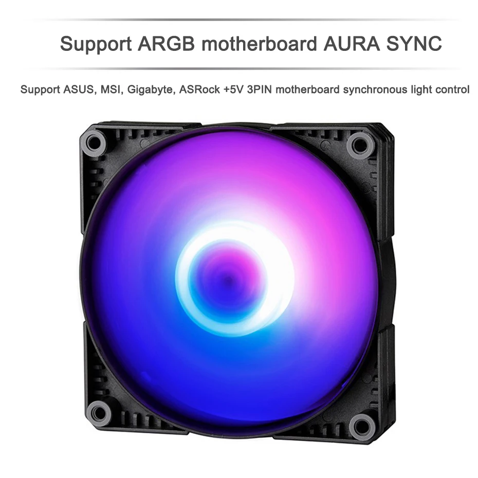 Phanteks-ventilador de refrigeración de carcasa, eje hidráulico ARGB, 120mm, 140mm, 5V-3 pines, 4 pines-PWM, 1500 rpm, SK-120 - imagen 5