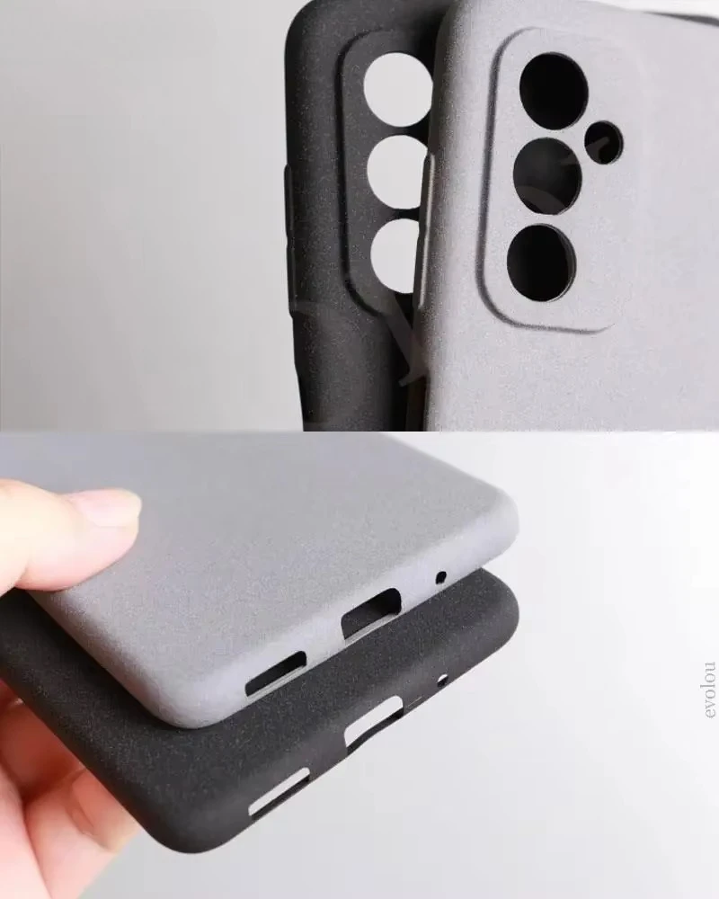 Funda de TPU suave de arenisca para Samsung Galaxy A56 A36 A26 A16 A06 A55 A35 A25 A15 cubierta protectora de lente de silicona mate ultrafina - imagen 5