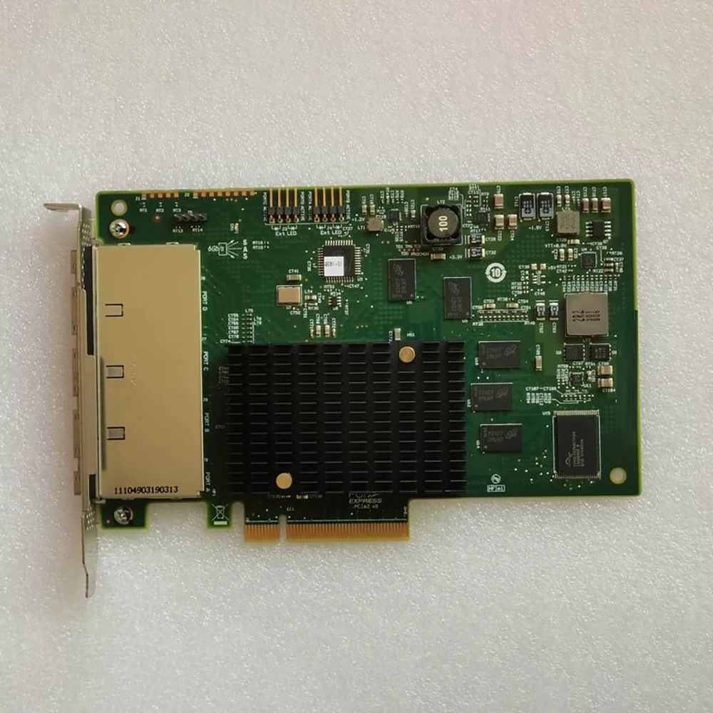 Para LSI SAS9201-16e 6Gb tarjeta de expansión SAS externa HBA SAS9201-16e - imagen 5