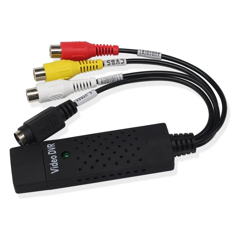 Convertidor de tarjeta de captura de grabación, adaptador de PC, USB 2,0, Easy cap, Audio, nuevo, vídeo, DVD, VHS, 1 unidad - imagen 2