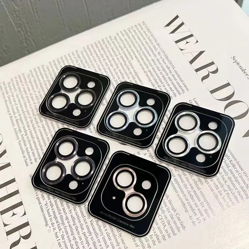 Cubierta protectora de lente de cámara de vidrio templado, 2-3 uds., para IPhone 17 16 15 Pro Max 14 Plus 15 Pro, accesorios de protección para teléfono - imagen 2