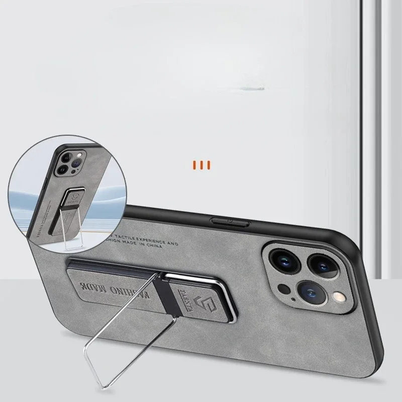 Funda de piel de oveja para Moto Edge 60 Fusion Edge60 Stylus 50 40 NEO soporte mate protección marco de silicona contraportada - imagen 2