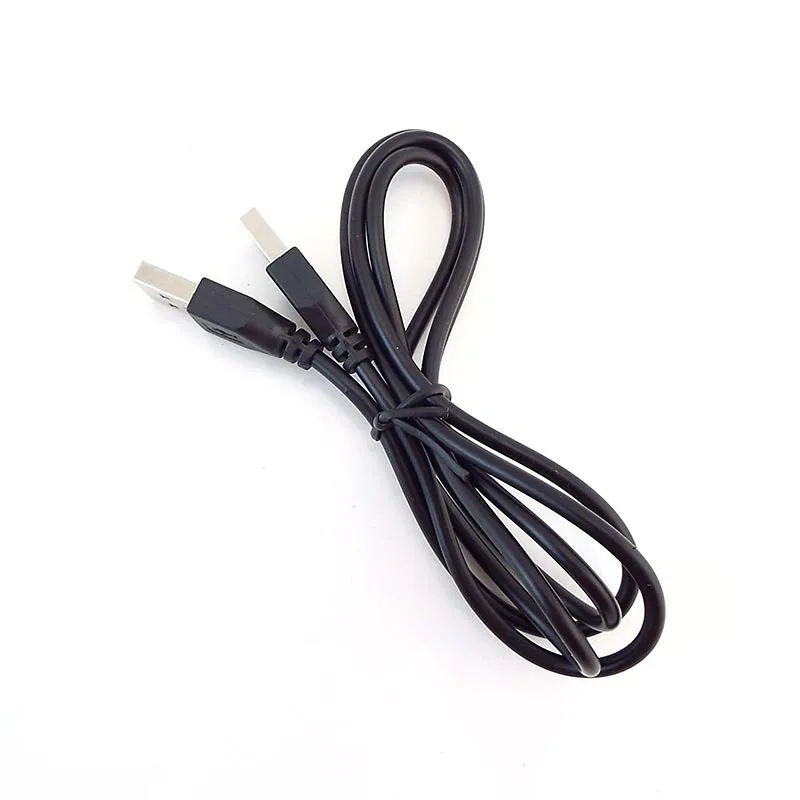 Cable de extensión USB 2,0 tipo A macho a macho, adaptador de conector de alimentación, Cable extensor de transferencia de alta velocidad para línea de sincronización de datos de PC, 1M - imagen 4