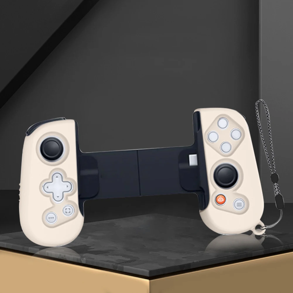 Funda de silicona con cordón para controlador, funda antideslizante para agarre de mano para Backbone One, mango para controlador de juegos móvil - imagen 4