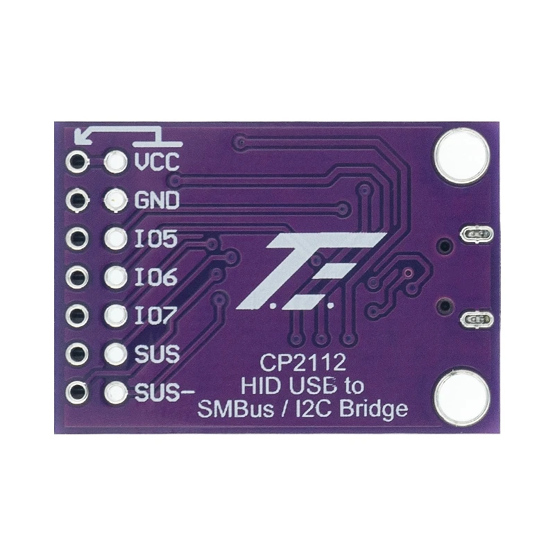 Placa de depuración CP2112, módulo de comunicación USB a SMBus I2C, Kit de evaluación MicroUSB 2112 2,0 para módulo de Sensor CCS811 - imagen 2
